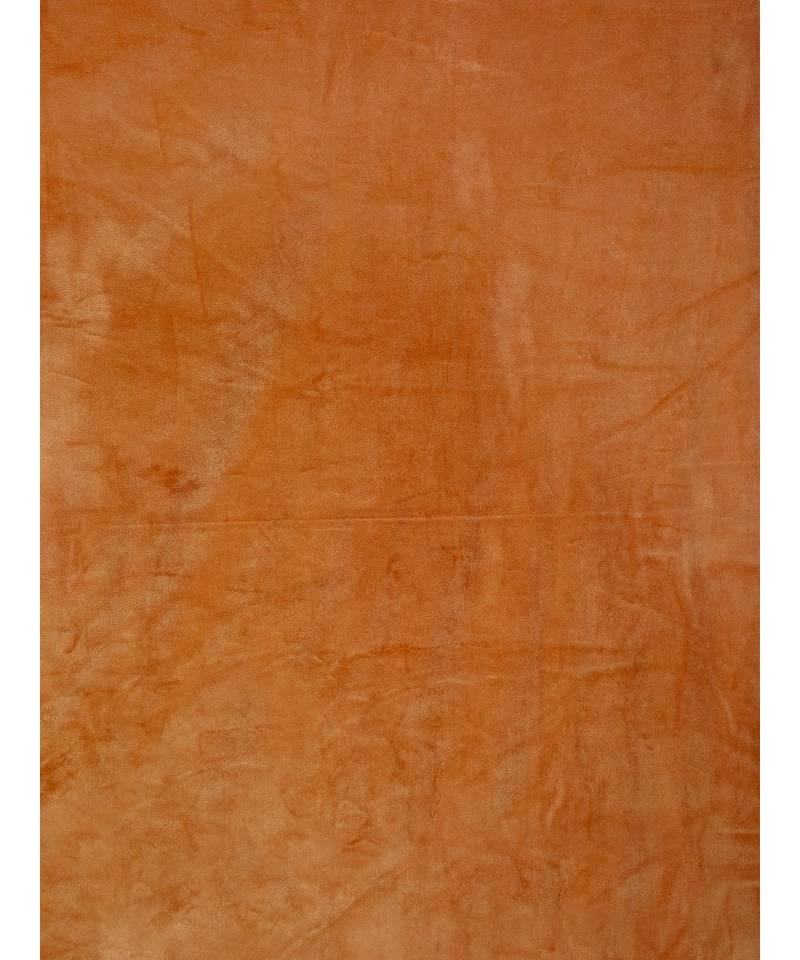 Eyda Premium Velvet Rust Color Eyelet Long Door Curtain