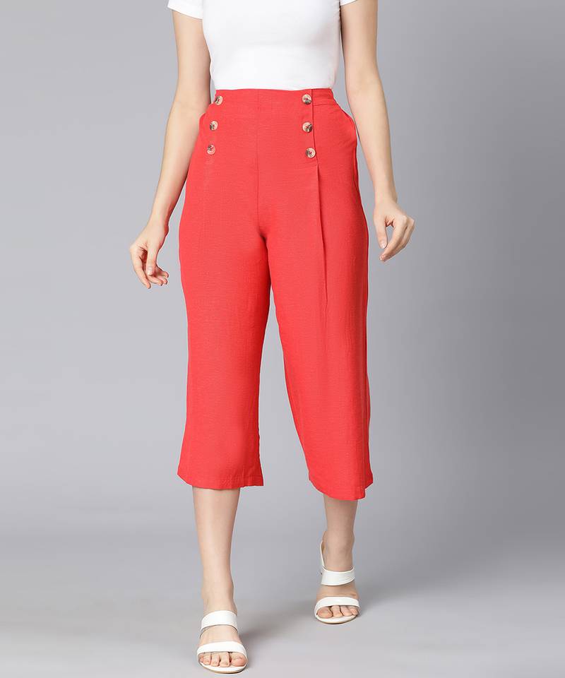 Bizarro Linen Blend design women culottes