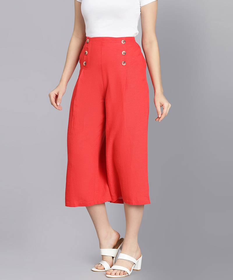 Bizarro Linen Blend design women culottes
