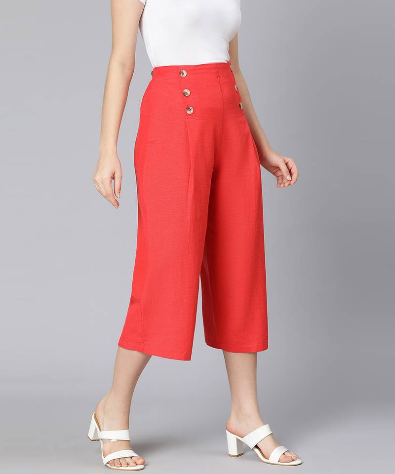 Bizarro Linen Blend design women culottes