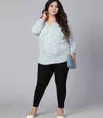 Stupendous printed plus size women top