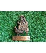 Salvus Traditional Metal Lord Shree Jai Shani Dev ji murti, Home-Office Decor & Car Dashboard (7.5x11 cm)
