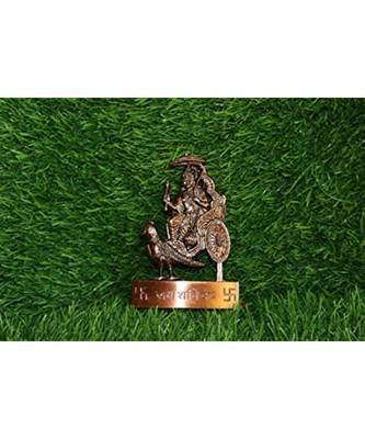 Salvus Traditional Metal Lord Shree Jai Shani Dev ji murti, Home-Office Decor & Car Dashboard (7.5x11 cm) 2