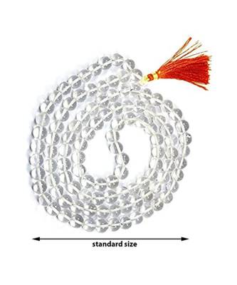 Salvus Original & Certified (108+1 Beads) Sphatik Jaap Mala for Jaap, Pooja & Accessories 1