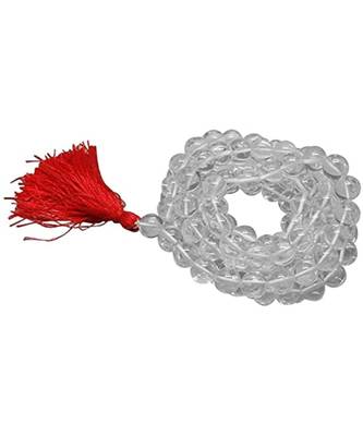 Salvus Original & Certified (108+1 Beads) Sphatik Jaap Mala for Jaap, Pooja & Accessories 2