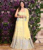 Yellow Embroidered Lehenga