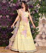 Yellow Embroidered Lehenga