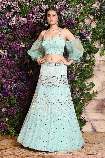 Beach Glass Lehenga Set