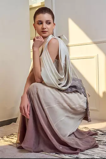 Ombre Sharara Set