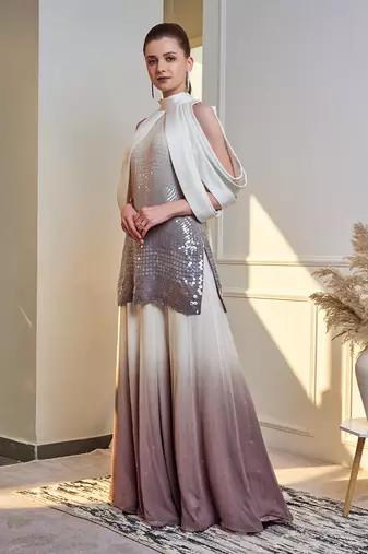 Ombre Sharara Set