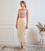 Ivory Dhoti Pants