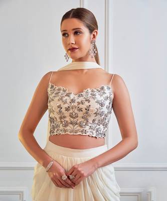 Ivory Dhoti Pants 2