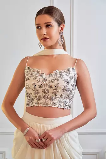 Ivory Dhoti Pants