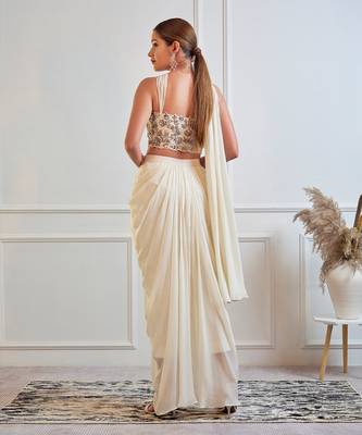 Ivory Dhoti Pants 4