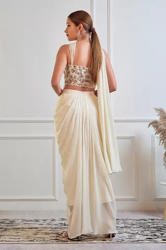 Ivory Dhoti Pants