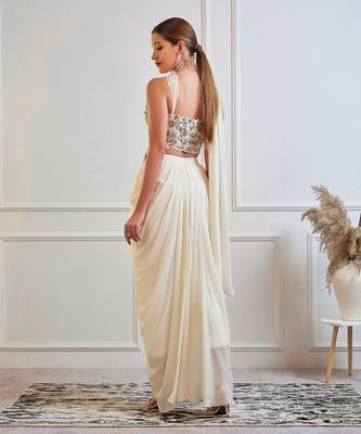 Ivory Dhoti Pants 5