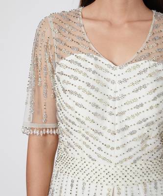White Skirt and Peplum Top 2