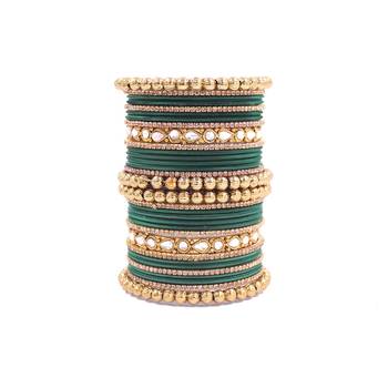 Green bangles-and-bracelets 1