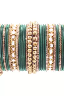 Green bangles-and-bracelets