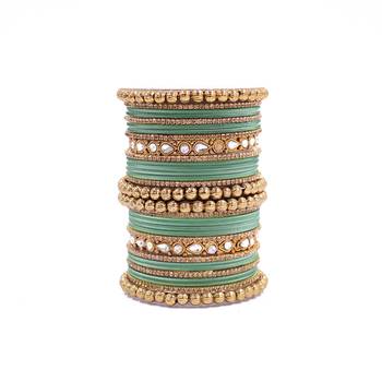Green bangles-and-bracelets 1