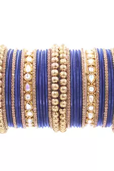Blue bangles-and-bracelets