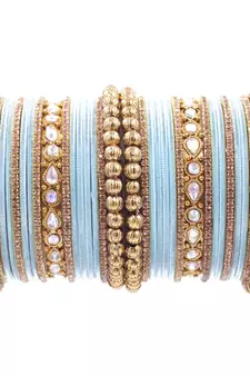 Blue bangles-and-bracelets