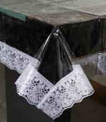 Transparent Durable Vinyl Dining Table Cover Wipe Clean Oil SpillProof Waterproof StainResistant Rectangle