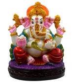 ESVAR STONECRAFT Poly Resin Hand Made Scupluture of Lord Ganesha