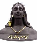 EAVAR STONECRAFT Polyresin Hand Made Face Statue of Aadi Yogi