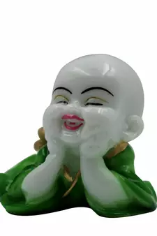 ESVAR STONECRAFT Poly Resin Hand Made Scupluture Of Cute Child Monk