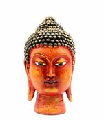 ESVAR STONECRAFT Poly Resin Hand Made Scupluture Of Texturer Buddha Face 