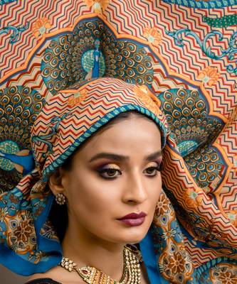 Mayura Silk scarf 2