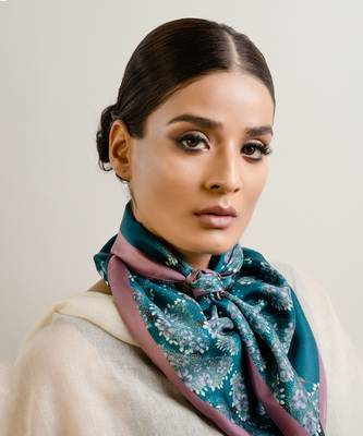 Jacaranda Silk Scarf 2