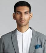 Jacaranda  Silk  Handkerchief