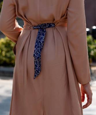 Blue silk twilly 3