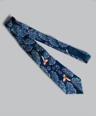 Jacaranda Silk Tie 3