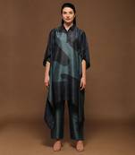 Prussian Blue Kaftaan Pant Set