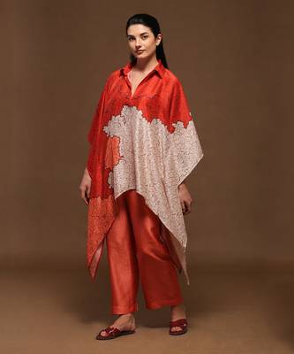 Red Kaftaan Pant Set 1