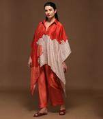 Red Kaftaan Pant Set