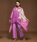 Purple  Kaftaan Pant Set