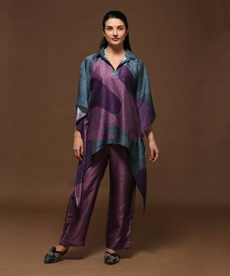  Mauve Kaftaan Pant Set 1