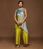 Lime Green Kurta Pant Set