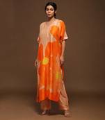 Orange Kurta Pant Set