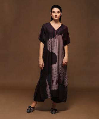Purple Kurta Pant Set 1