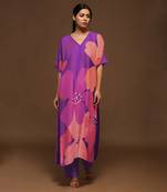 Purple  Kurta Pant Set