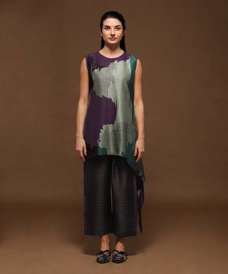 Purple  Kurta Pant Set 1