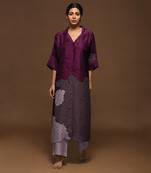 Purple  Kurta Pant Set
