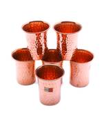 KCL Copper Hammered water glasstumbler   setof 6   300 ml Each