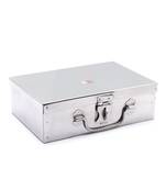 KCL Stainless Steel Bank Locker Box  Cash Box  Jewellery Box   Rectangle