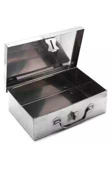 KCL Stainless Steel Bank Locker Box  Cash Box  Jewellery Box   Rectangle